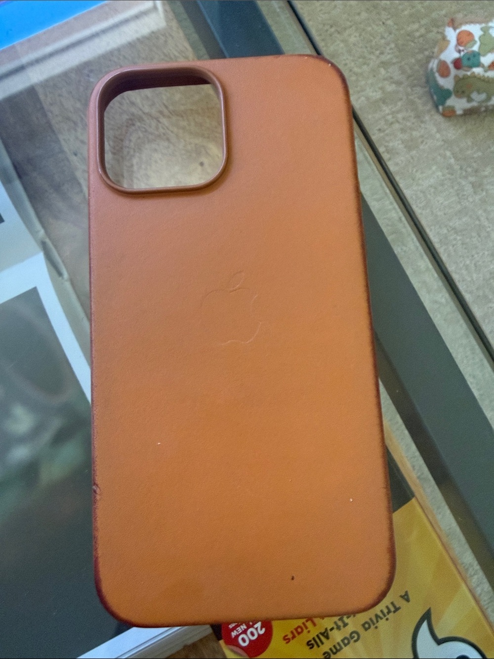 Apple iPhone Leather MagSafe Case - Cognac Brown